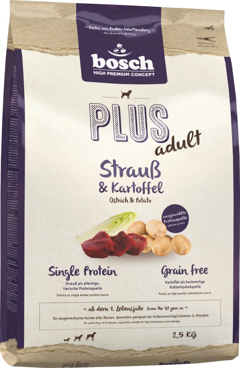 Bosch Plus struś adult 2,5 kg