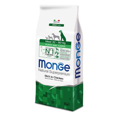 Monge Super Premium kurczak junior duże rasy 12 kg