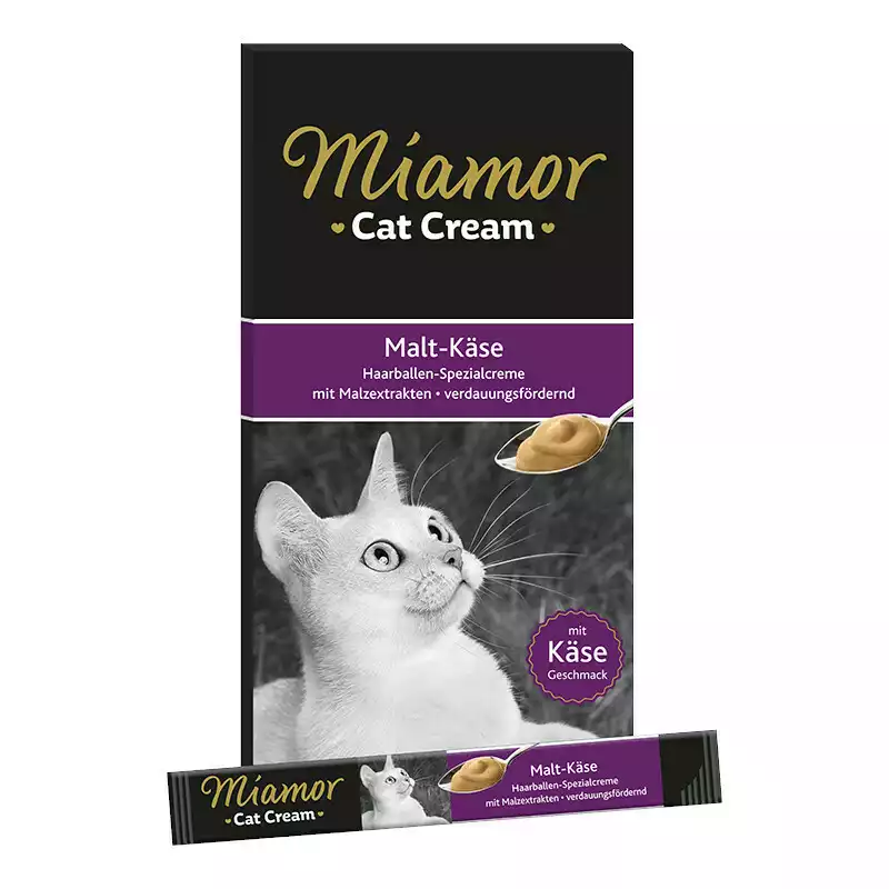 Miamor Cat Cream Hairball ser 15 g × 6