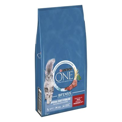 Purina ONE Sterilised wołowina adult 7,5 kg