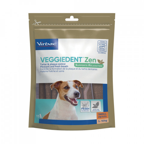 Virbac VeggieDent Zen małe rasy 15 g × 15