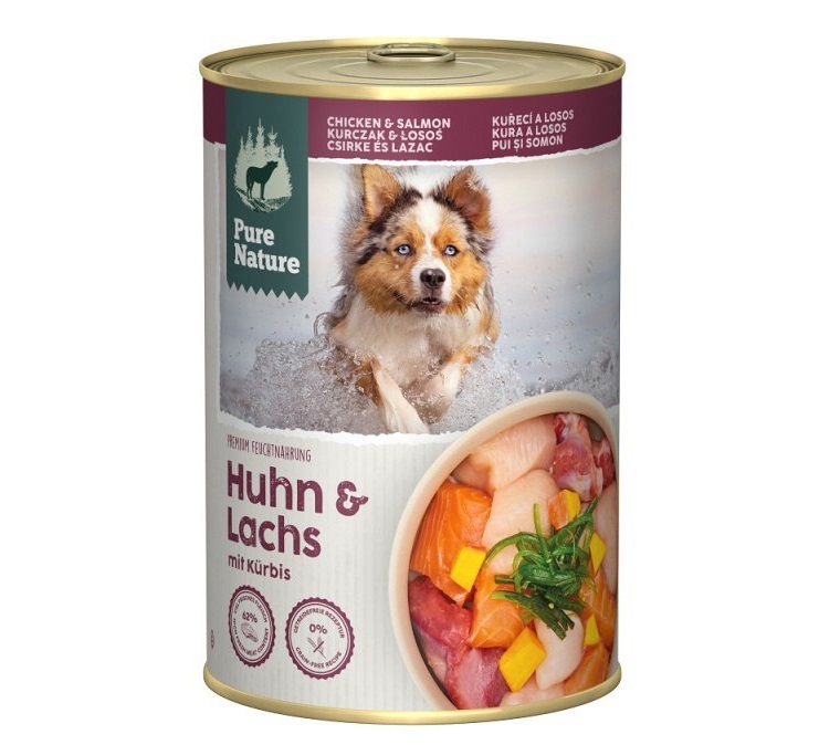 Pure Nature kurczak, łosoś adult 400 g