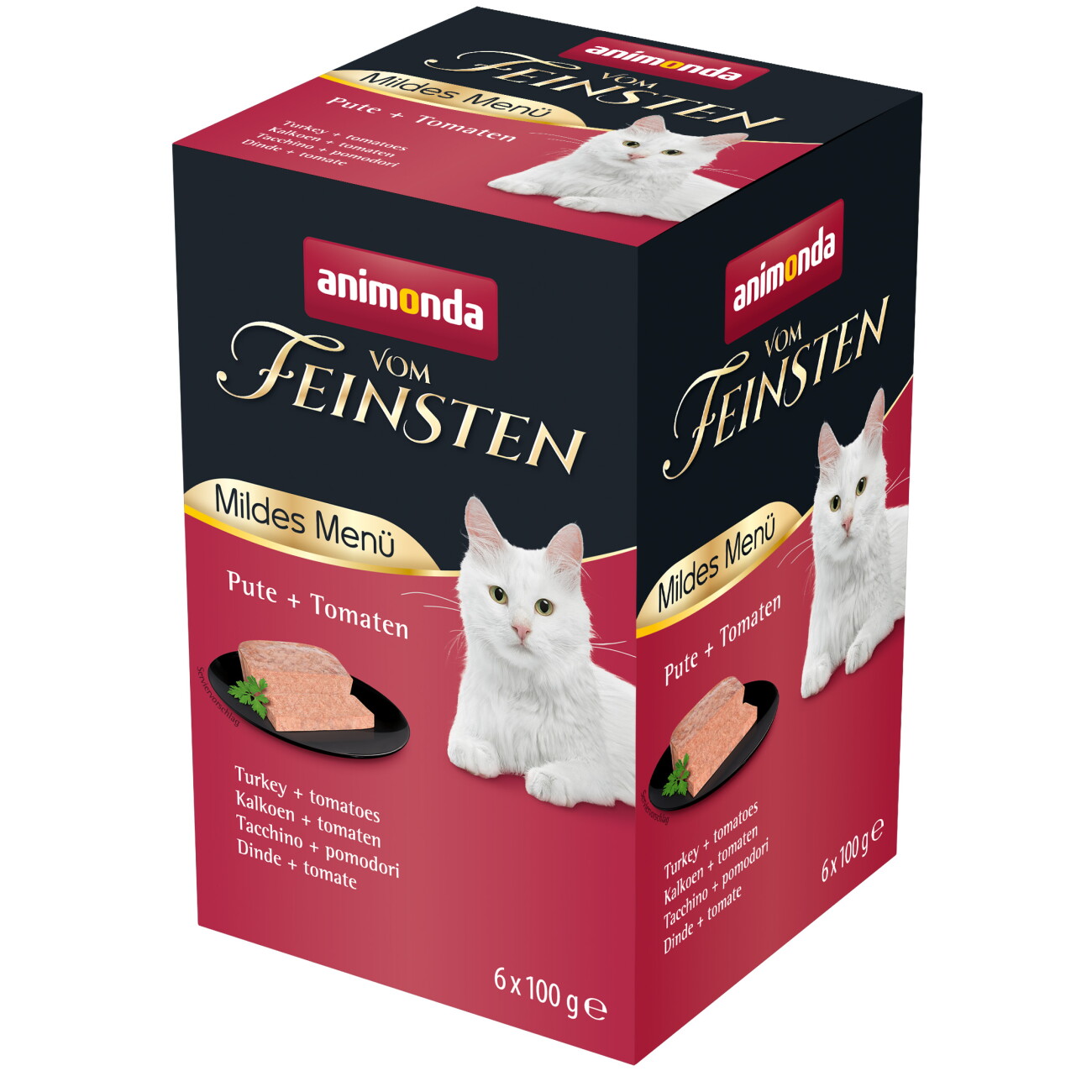 Animonda Vom Feinsten indyk z pomidorem pasztet adult 100 g × 6
