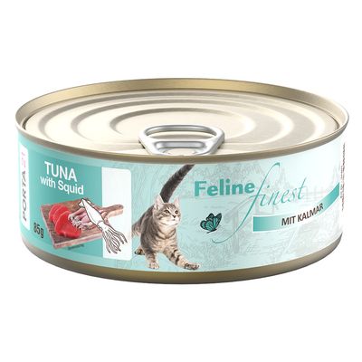 Porta 21 Feline Finest kalmar, tuńczyk w galaretce adult 85 g