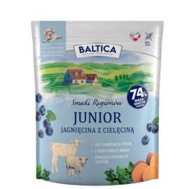 Baltica Smaki Regionów cielęcina, jagnięcina junior duże rasy 1 kg