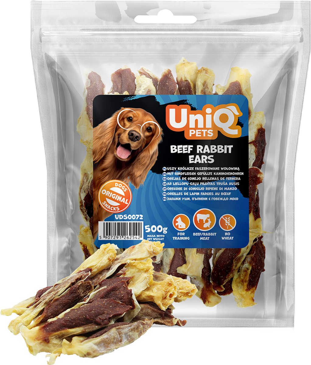 Uniq Pets królik, wołowina 500 g