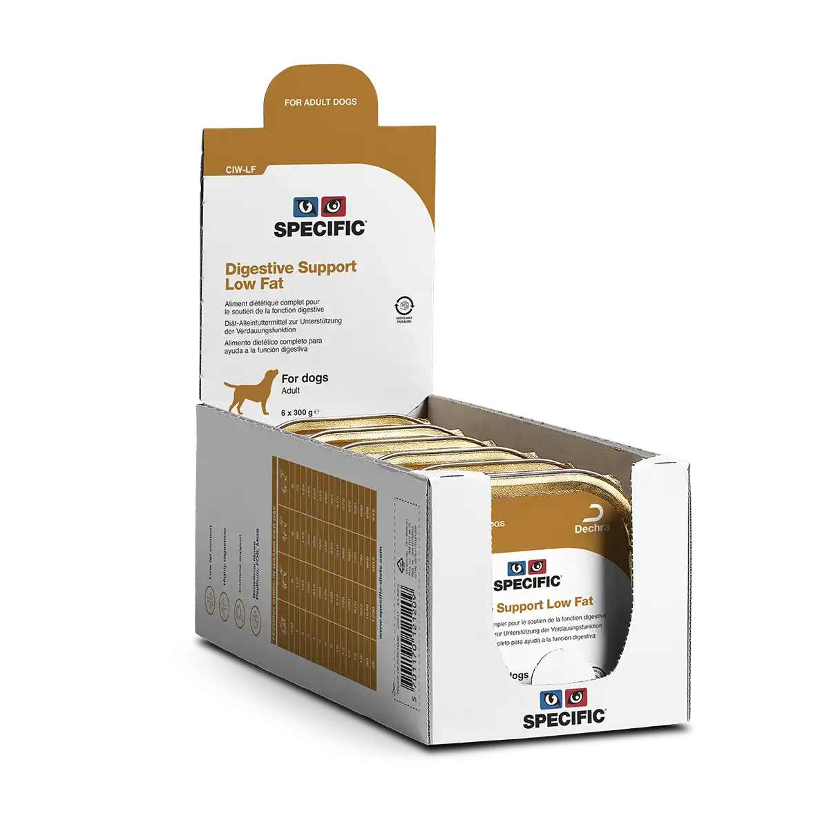 Specific Digestive Support Low Fat łosoś adult 300 g × 6