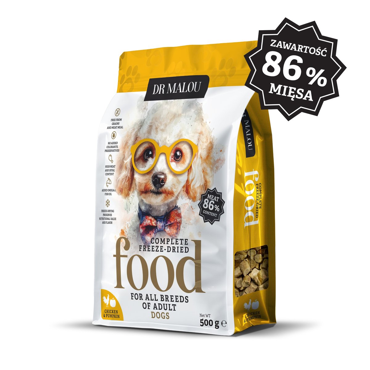 Dr Malou kurczak z dynią adult 500 g