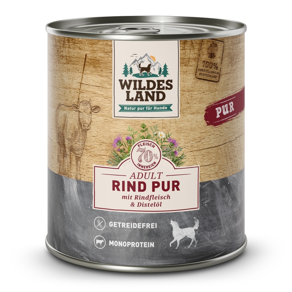 Wildes Land Pur wołowina adult 800 g