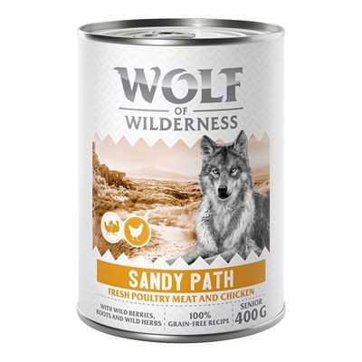 Wolf of Wilderness Expedition drób, kurczak senior 400 g × 6