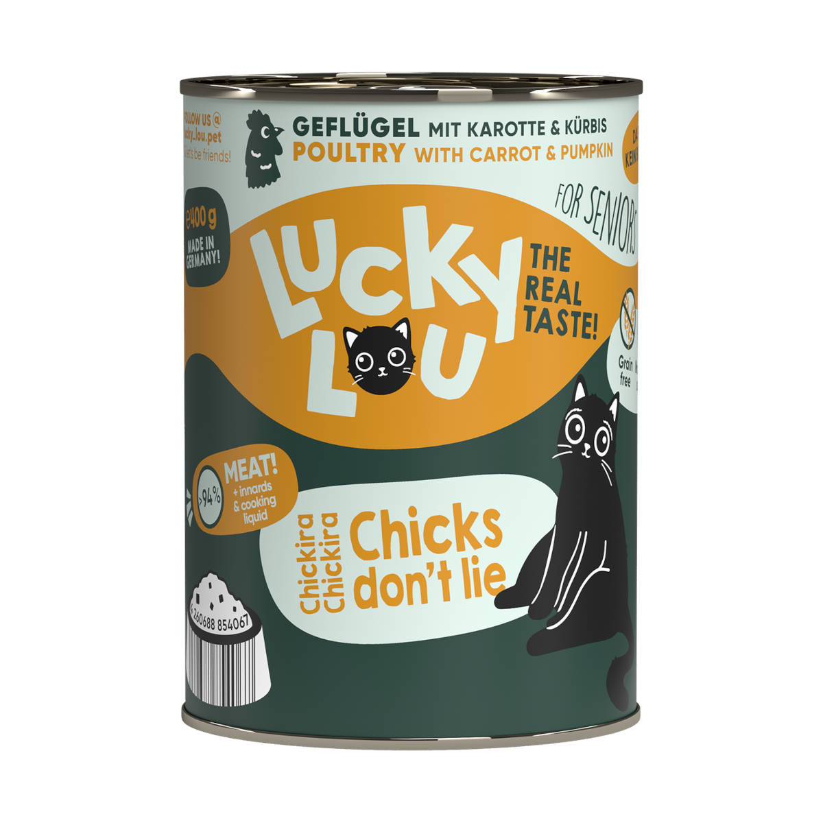 Lucky Lou Lifestage drób w bulionie senior 400 g