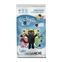 Lucky Lou Food Code drób, łosoś adult 340 g