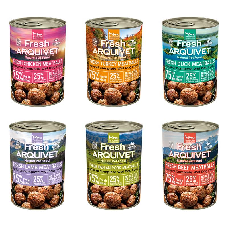Arquivet indyk, kurczak z brokułem, dynią, grochem, marchewką adult 400 g × 6