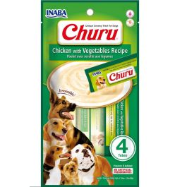 Inaba Dog Churu kurczak z warzywami 14 g × 4