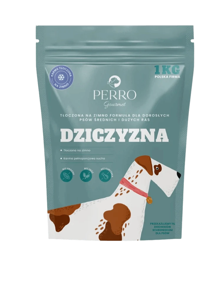 Perro Gourmet dziczyzna adult średnie i duże rasy 1 kg