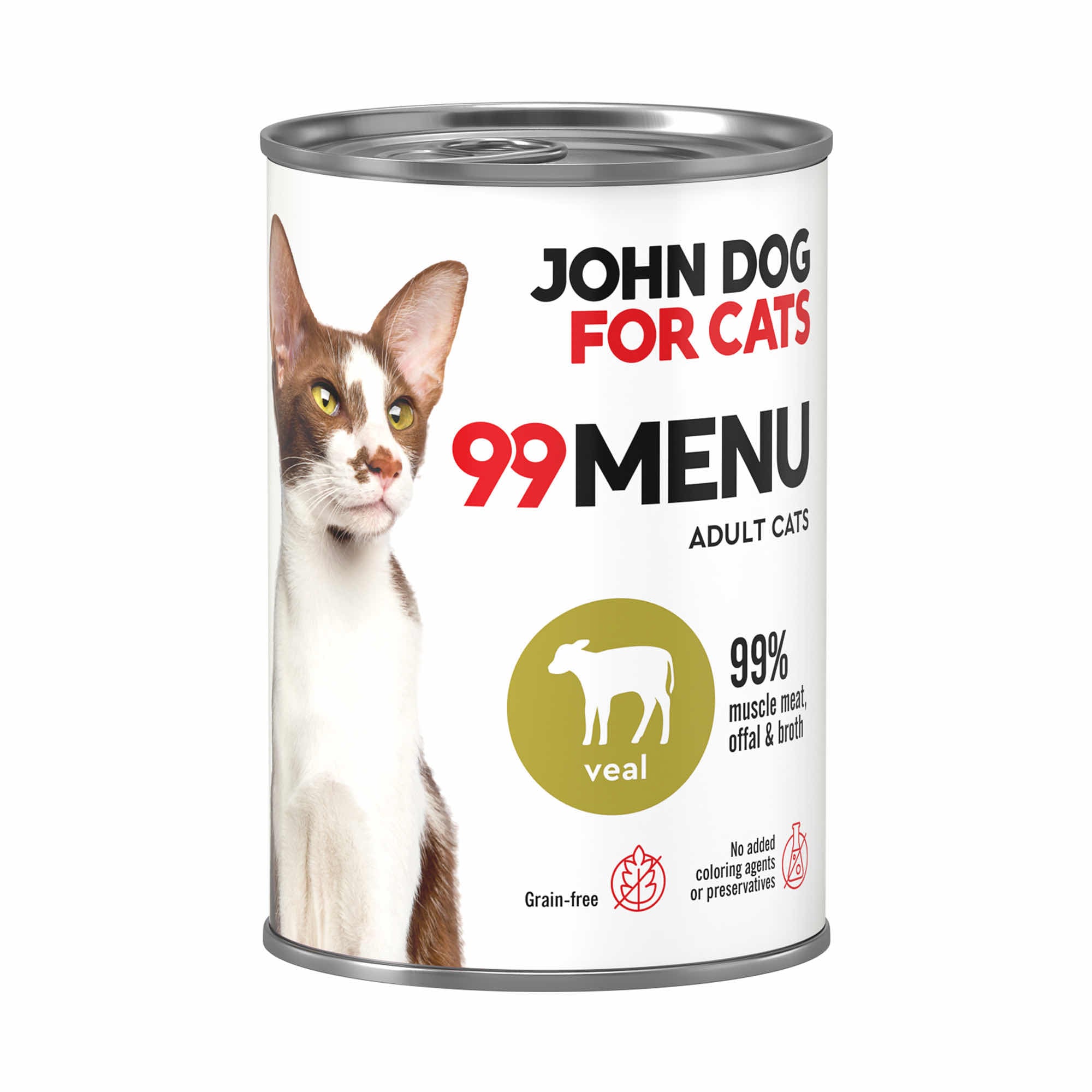 John Dog 99 Menu cielęcina w galaretce adult 400 g
