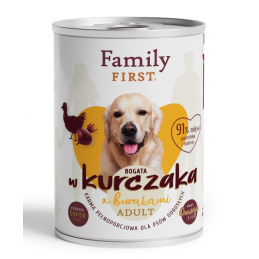 Family First kurczak adult 400 g