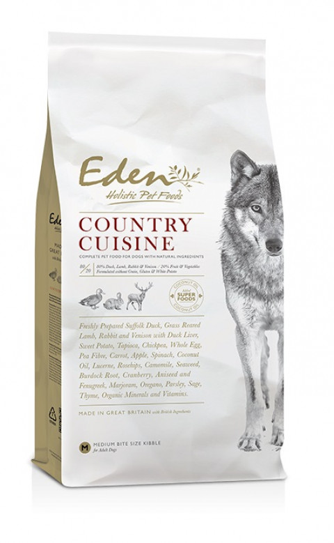 Eden Country Cuisine kaczka, jagnięcina, królik, dziczyzna adult średnie i duże rasy 12 kg