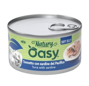 Oasy Natury sardynka, tuńczyk w galaretce adult 85 g
