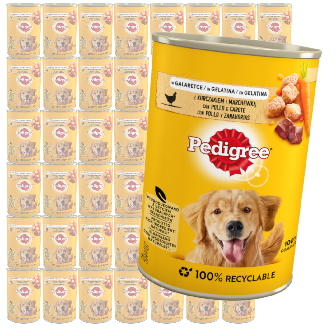 Pedigree kurczak adult 400 g × 48