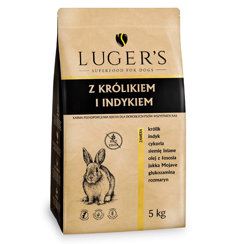 Luger's indyk, królik adult 5 kg