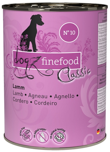 Dogz Finefood Classic jagnięcina 400 g