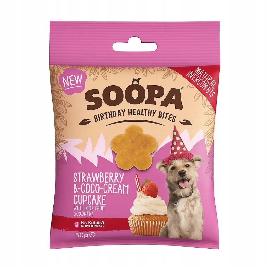 Soopa Healthy Bites kokos, truskawka 50 g
