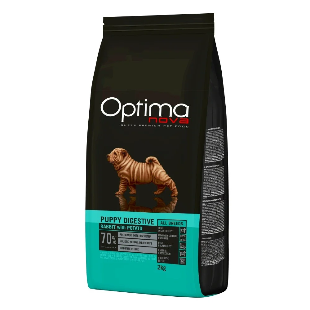 Optimanova Puppy Digestive królik puppy 2 kg