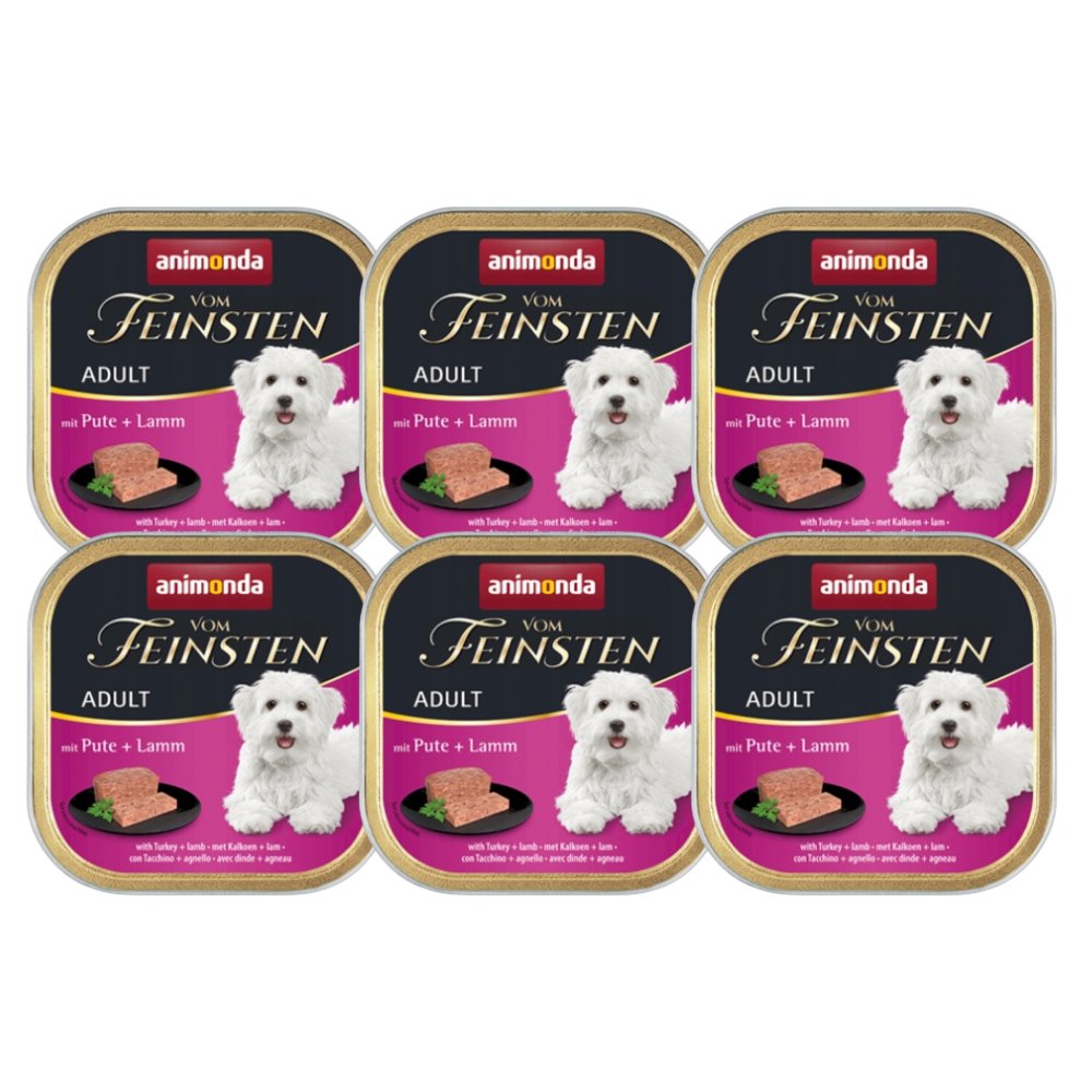 Animonda Vom Feinsten indyk, jagnięcina adult 150 g × 6