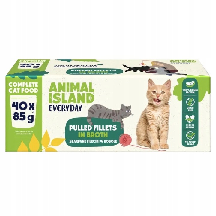 Animal Island Everyday mix smaków w bulionie adult 85 g × 40