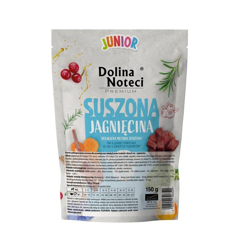 Dolina Noteci Premium jagnięcina junior 150 g
