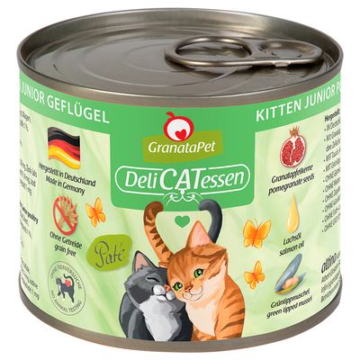 GranataPet DeliCatessen Sensitive drób kitten 200 g × 6