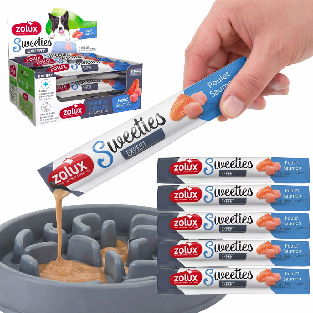 Zolux Sweeties kurczak, łosoś 14 g × 5