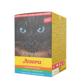 Josera Filet Sensitive mix smaków kawałki 70 g × 6