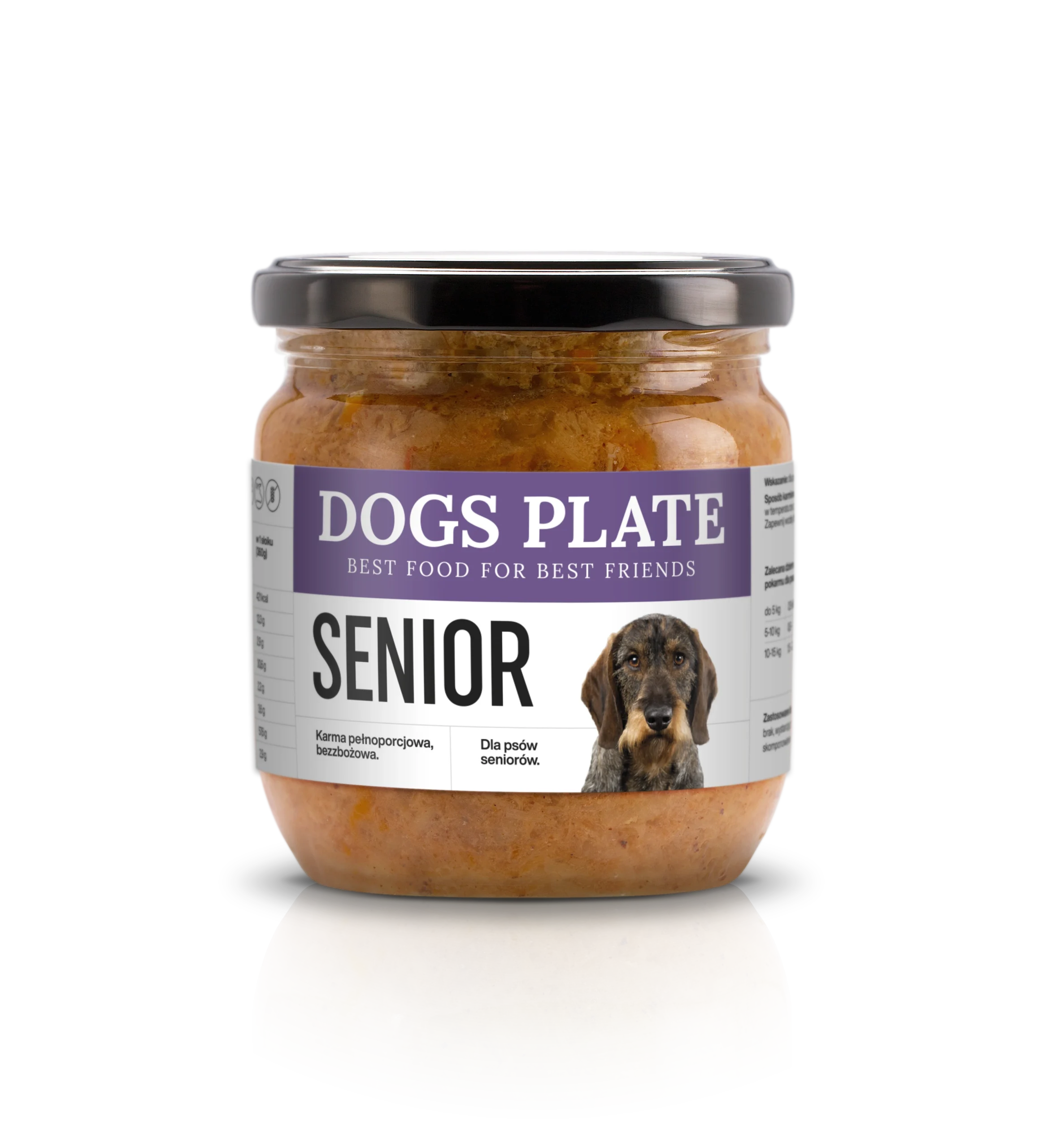 Dogs Plate kurczak, wołowina senior 360 g