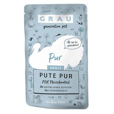 GRAU Pur indyk adult 125 g × 16
