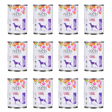 4Vets Natural Gastro Intestinal indyk 400 g × 12