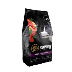 Savory indyk, jagnięcina adult średnie rasy 3 kg