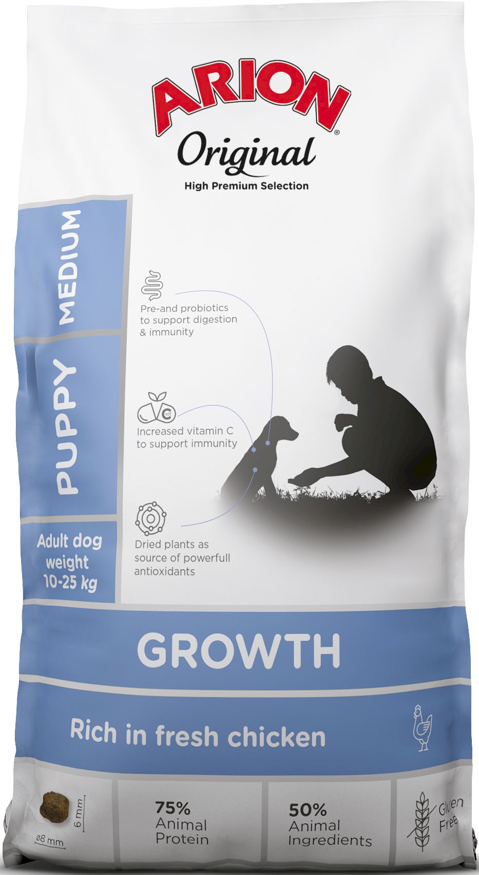 Arion Original Growth kurczak junior średnie rasy 12 kg