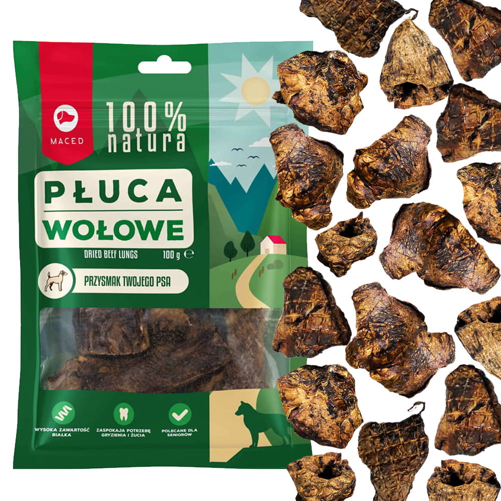 MACED 100% Natura płuca wołowe 100 g