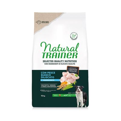 Trainer Selected Quality Nutrition biała ryba adult średnie rasy, duże rasy 10 kg × 2