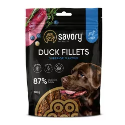 Savory Jerky indyk, kaczka adult 100 g