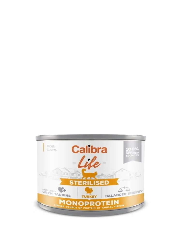 Calibra Cat Life Sterilised indyk adult 200 g