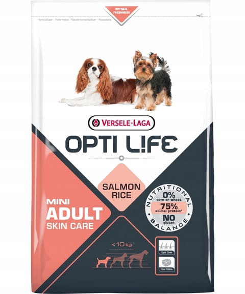 Versele-Laga Opti Life łosoś adult małe rasy 7,5 kg