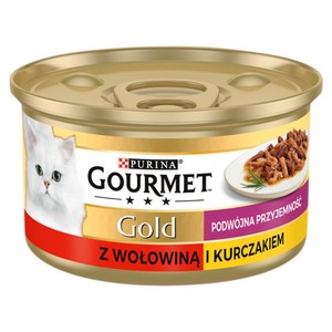 Purina Gourmet Gold kurczak, wołowina 85 g