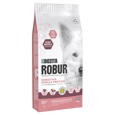 Bozita Robur Sensitive Single Protein łosoś adult 12 kg × 2