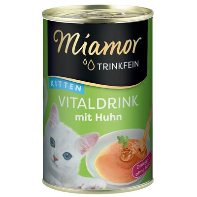 Miamor Vitaldrink kurczak z warzywami w bulionie kitten 135 g × 24