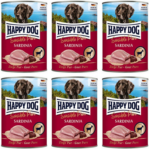 Happy Dog Sardinia kozina 400 g × 6