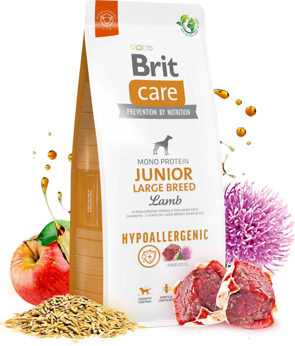 Brit Care jagnięcina junior duże rasy 1 kg
