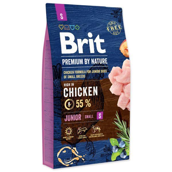 Brit By Nature kurczak junior małe rasy 1 kg